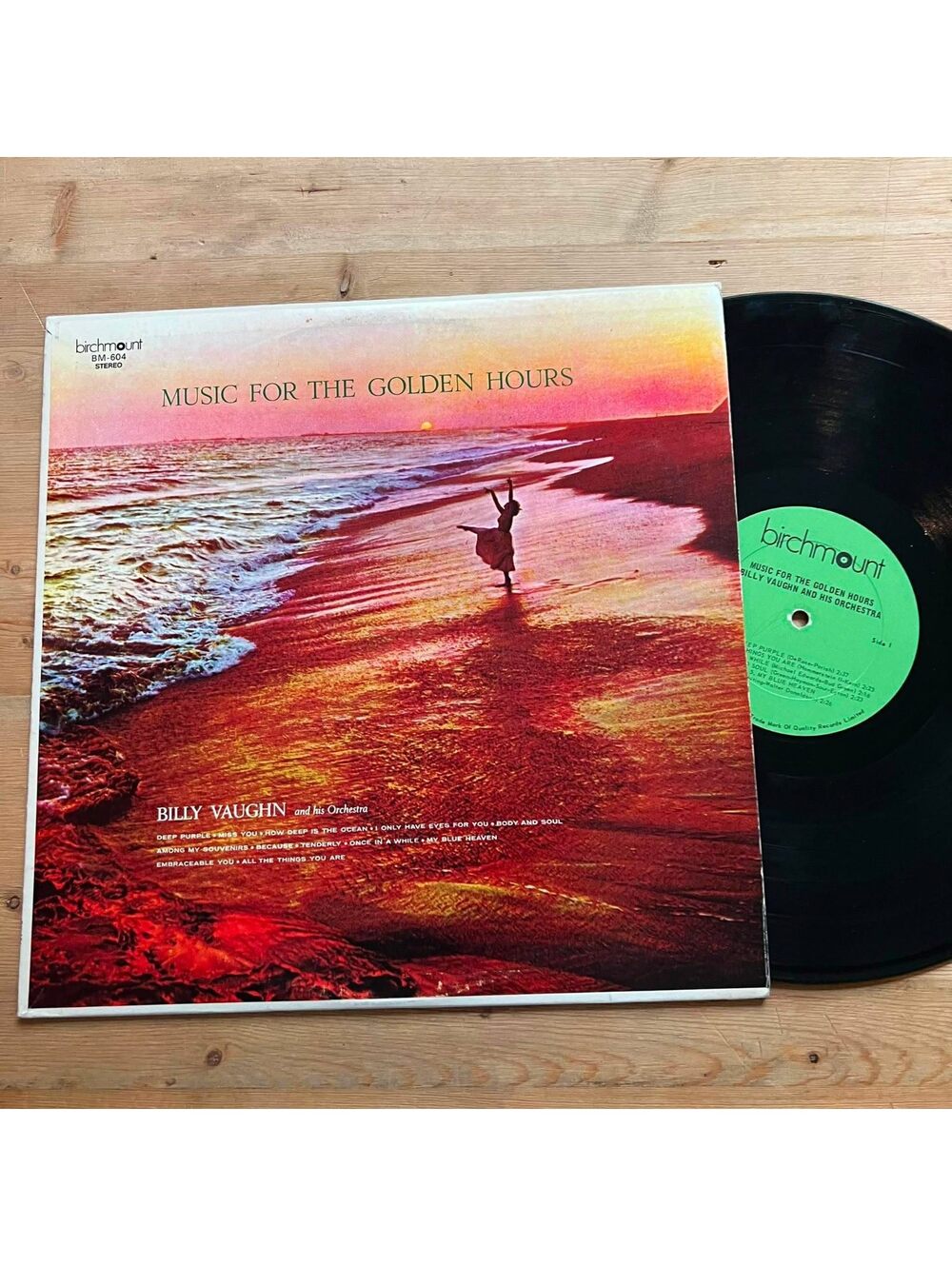 Billy Vaughn and his Orchestra - Music for the Golden Hours 33rpm VG+ VR25